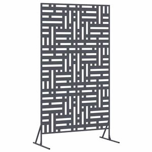 vidaXL Privacyscherm 100 x 50 x 180 cm Staal Antraciet
