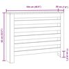 vidaXL Radiatorombouw 104x20x82 cm bewerkt hout sonoma eikenkleurig