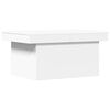 vidaXL Salontafel 80x55x40 cm bewerkt hout wit