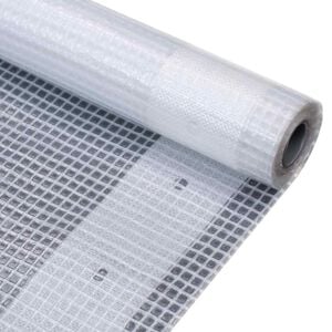 vidaXL Zeil met Oogjes 2 st Groen 1,5 x 5 m 260 gsm PE