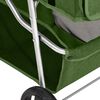 vidaXL Hondenwagen inklapbaar 80x46x98 cm oxford stof groen