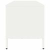 vidaXL Tv-meubel 135x39x43,5 cm koudgewalst staal wit