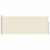 vidaXL Windscherm uittrekbaar 120x300 cm cr&egrave;me