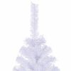 vidaXL Kunstkerstboom met 300 LED Wit 180 cm PVC en staal