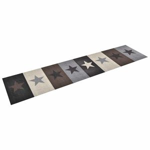 vidaXL Keukenmat wasbaar Stars 60x300 cm