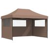 vidaXL Partytent Bruin 279 x 410 x 315 cm Oxford Stof