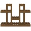 vidaXL Plantenstandaard 104,5x25x77,5cm massief grenenhout honingbruin