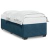 vidaXL Bedframe fluweel blauw 100x200 cm