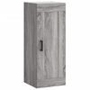 vidaXL Wandkast 34,5x34x90 cm bewerkt hout grijs sonoma eikenkleurig