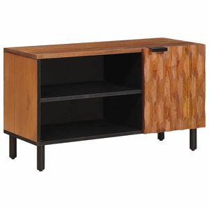 vidaXL TV-kast met opslag Acacia Bruine Afwerking 80 x 33 x 46 cm