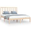 vidaXL Bedframe massief grenenhout 120x190 cm