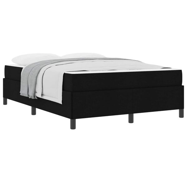 vidaXL Boxspringbed Zwart 160 x 200 cm Stof