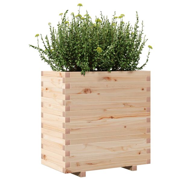 vidaXL Plantenbak 70x40x72 cm massief grenenhout