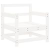 vidaXL 7-delige Loungeset massief grenenhout wit