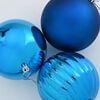 vidaXL Kerstbal Set 4 pcs Blauw Kunststof