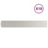 vidaXL Gazonranden 10 st 15x103 cm roestvrij staal