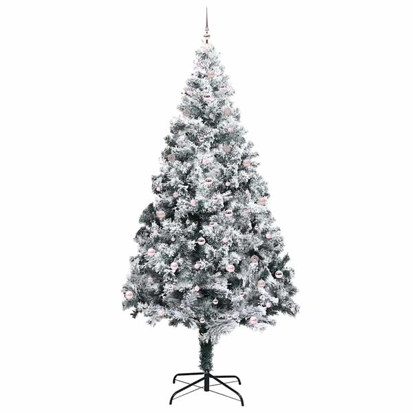 vidaXL Kerstboom met 300 LED met standaard Groen 300 cm PVC