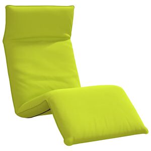 vidaXL Ligstoel inklapbaar 175x54x8,5 cm oxford stof heldergroen