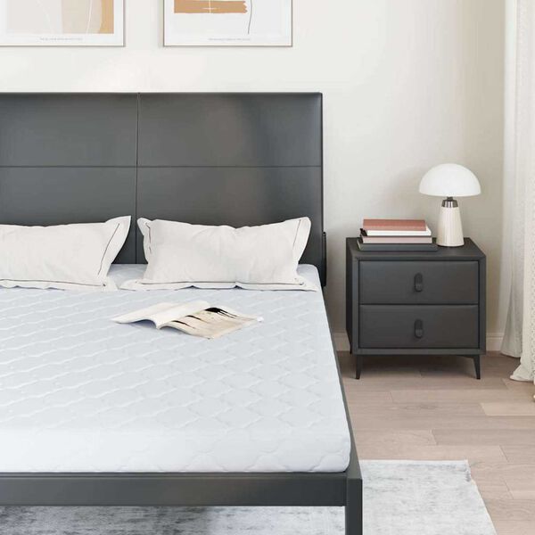 vidaXL Matras Wit 140 x 200 cm PU Schuim