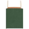 vidaXL Papieren zakken 250 st met hengsels 32x22x24 cm groen