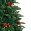 vidaXL Kunstkerstboom Groen 120 cm PVC en Metaal en Plastic