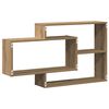 vidaXL Wandschap 104x20x58,5 cm bewerkt hout artisanaal eikenkleurig