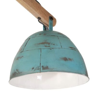 vidaXL Plafondlamp 25 W E27 29x18x85 cm verweerd blauw