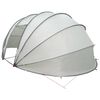 vidaXL Zwembad Tent Koepel Grijs 538 x 440 x 204 cm