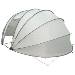 vidaXL Zwembad Tent Koepel Grijs 538 x 440 x 204 cm