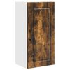 vidaXL Wandkast PORTO Gerookt eiken 40 x 31 x 80 cm Bewerkt hout