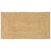 vidaXL Gebied Tapijt Beige 100 x 200 cm Jute