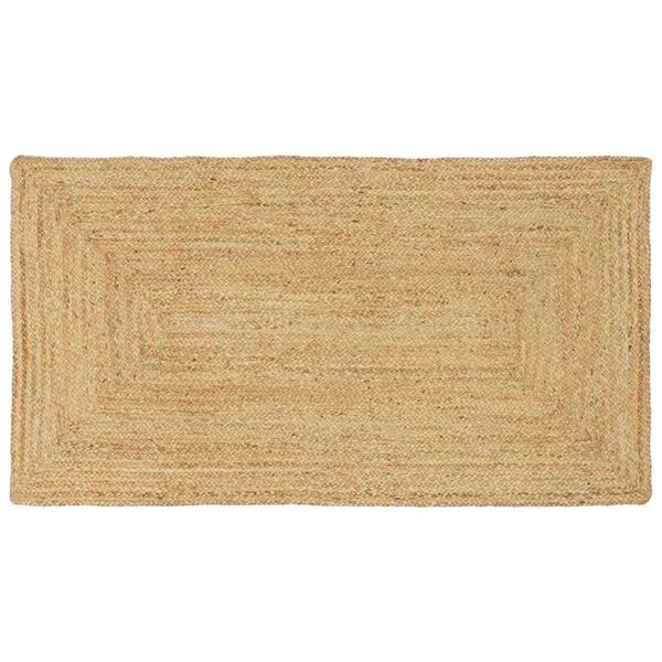 vidaXL Gebied Tapijt Beige 100 x 200 cm Jute