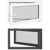 vidaXL Kelderraam RISOR 100 x 70 cm PVC en glas Antraciet