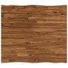vidaXL Live Edge Tafelblad 90 x 80 x 3,2 cm Rechthoekig