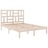 vidaXL Bedframe zonder matras massief hout 120x200 cm