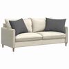 vidaXL Sofa Kussens 2 pcs Donkergrijs 70 x 50 cm Stof