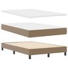 vidaXL Boxspringbed met matras Cappuccino 120 x 190 cm Kunstleer