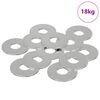 vidaXL Washers 33962 st Zilver IJzer