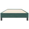vidaXL Boxspring zonder matras fluweel donkergroen 80x220 cm