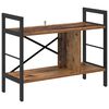 vidaXL Boekenkast 3-laags 75 x 30 x 58,5 cm Bewerkt hout Oud Hout
