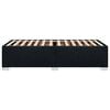 vidaXL Bedframe zonder matras 80x200 cm stof zwart