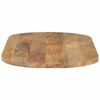 vidaXL Tafelblad ovaal 100x50x2,5 cm massief mangohout