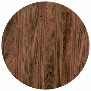 vidaXL Tafelblad Donkerbruin &Oslash; 40 x 2,5 cm Massief Eikenhout