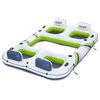 Bestway Hydro-Force Drijvend Eiland Wit en Blauw en Groen 302 x 219 cm