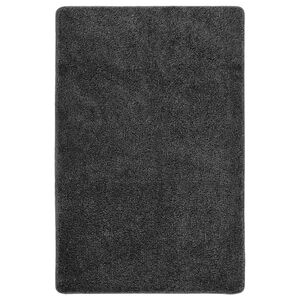 vidaXL Vloerkleed shaggy anti-slip 200x290 cm donkergrijs