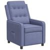 vidaXL Ligstoel Jeans Blauw 65 x 93 x 102 cm Stof