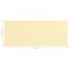 vidaXL Balkonscherm 120x300 cm HDPE beige