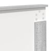 vidaXL Bedframe met hoofdeinde Grijs Sonoma 140 x 190 cm Bewerkt hout