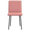 vidaXL Eetkamerstoelen 6 st imitatieleer roze