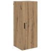 vidaXL Wandkast Artisan Eiken 34,5 x 34 x 90 cm Bewerkt hout